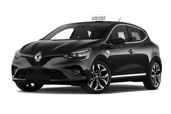 Renault Clio noire - Dynastie Drive School
